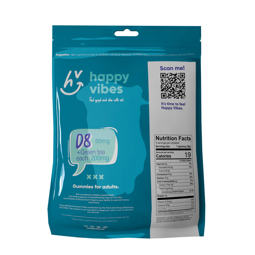 Happy Vibes Gummies - D8 THC