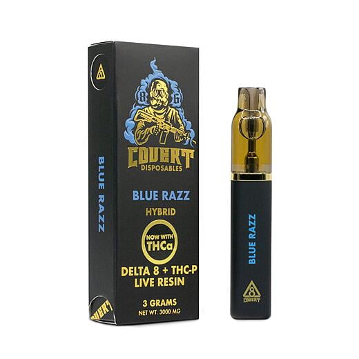 Covert - 3 grams THCA Blend - Blue Razz (Hybrid)