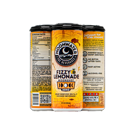 Moonwater Fizzy Lemonade 30mg THC Soda