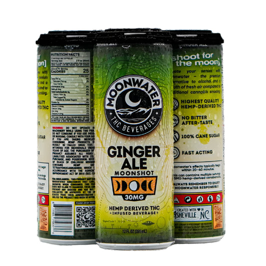 Moonwater Ginger Ale 30mg THC Soda