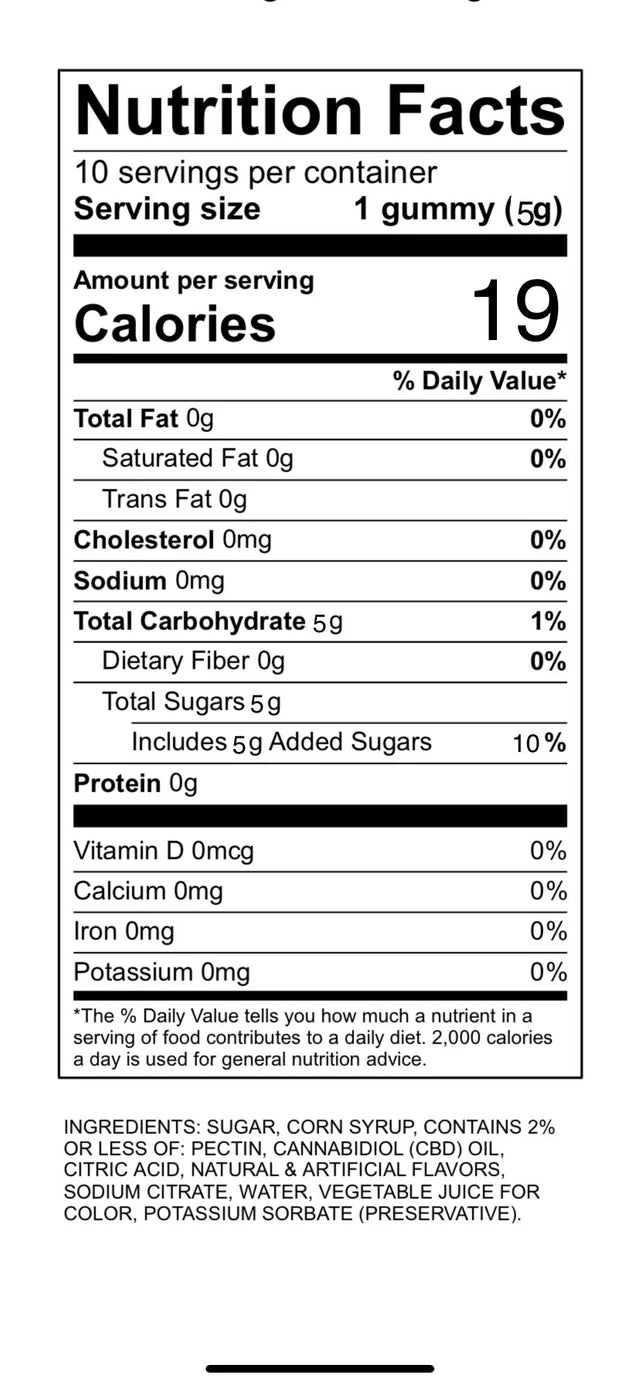 Happy Vibes Gummies – FULL SPECTRUM CBD & L THEANINE
