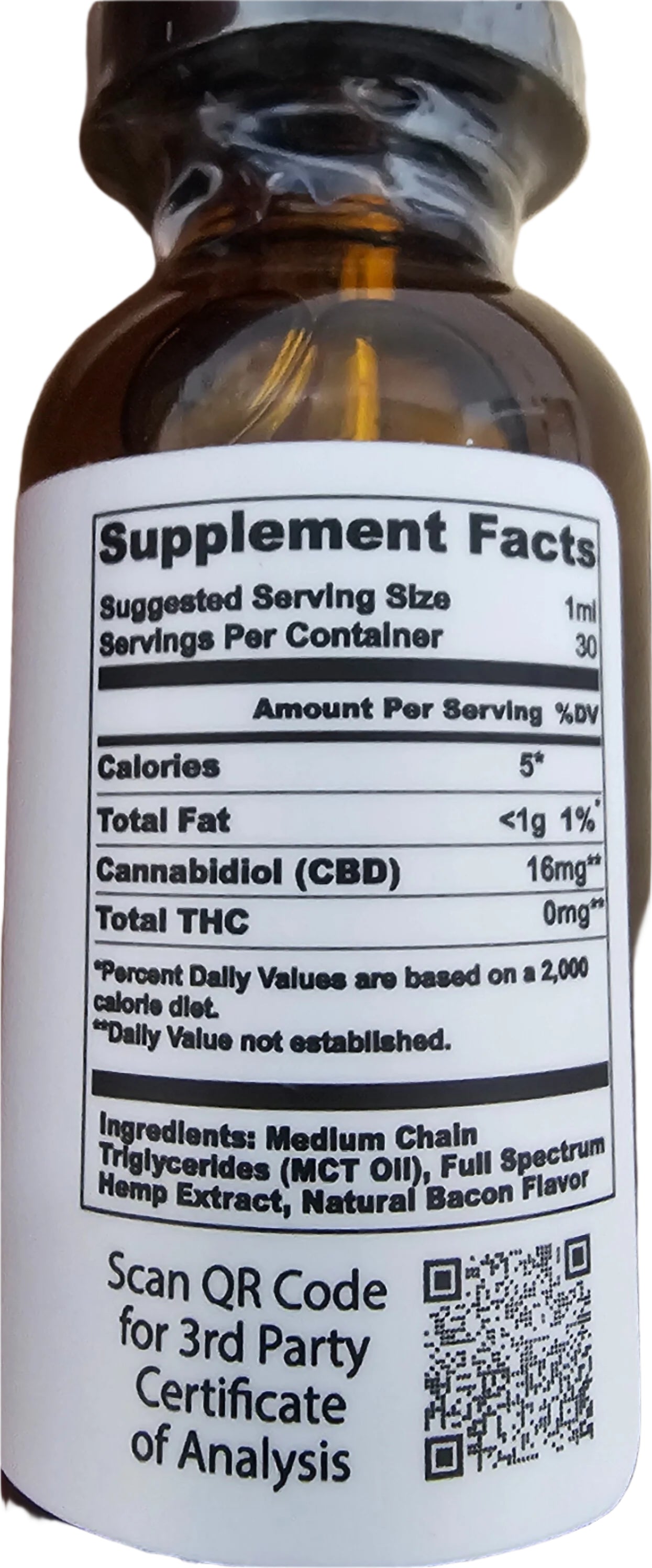 Remedy CBD Bacon Flavored CBD Pet Tincture - 500mg