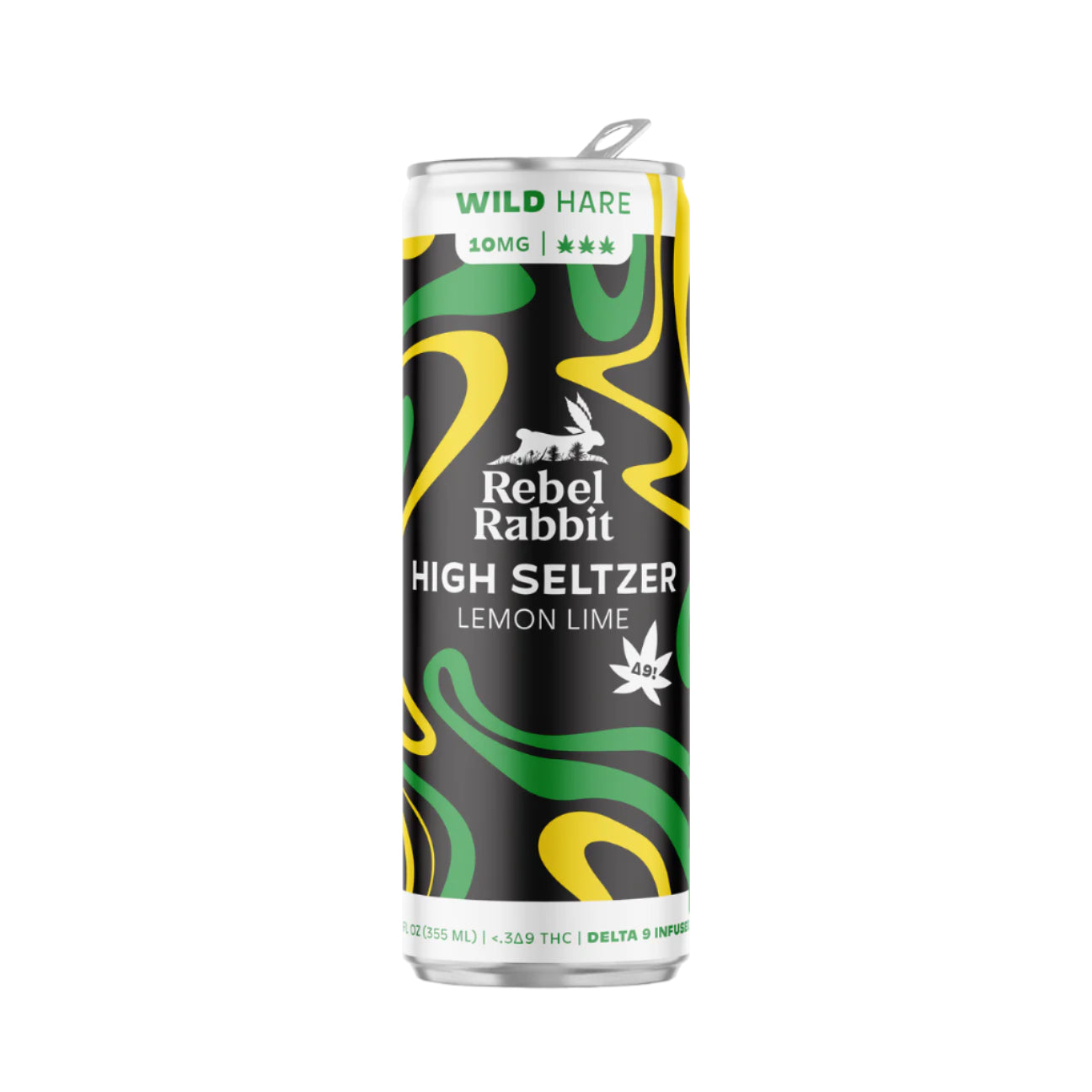 Rebel Rabbit Seltzer - Delta 9, 10mg, Multiple Flavors